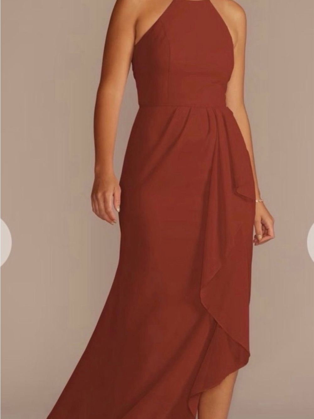 David's Bridal Bridesmaid Dress CINNAMON